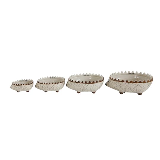 Hello Honey® Hand Painted Stoneware Hedgehog Measuring Cup Set
